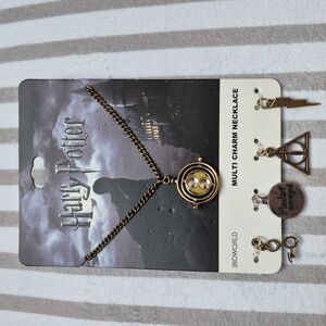 Harry Potter Multi Charm Necklace, New With Tags